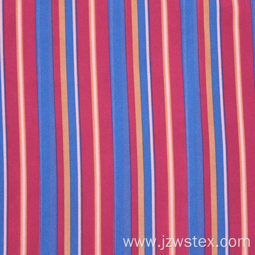 polyester chiffon stripe fabric multiple colors available